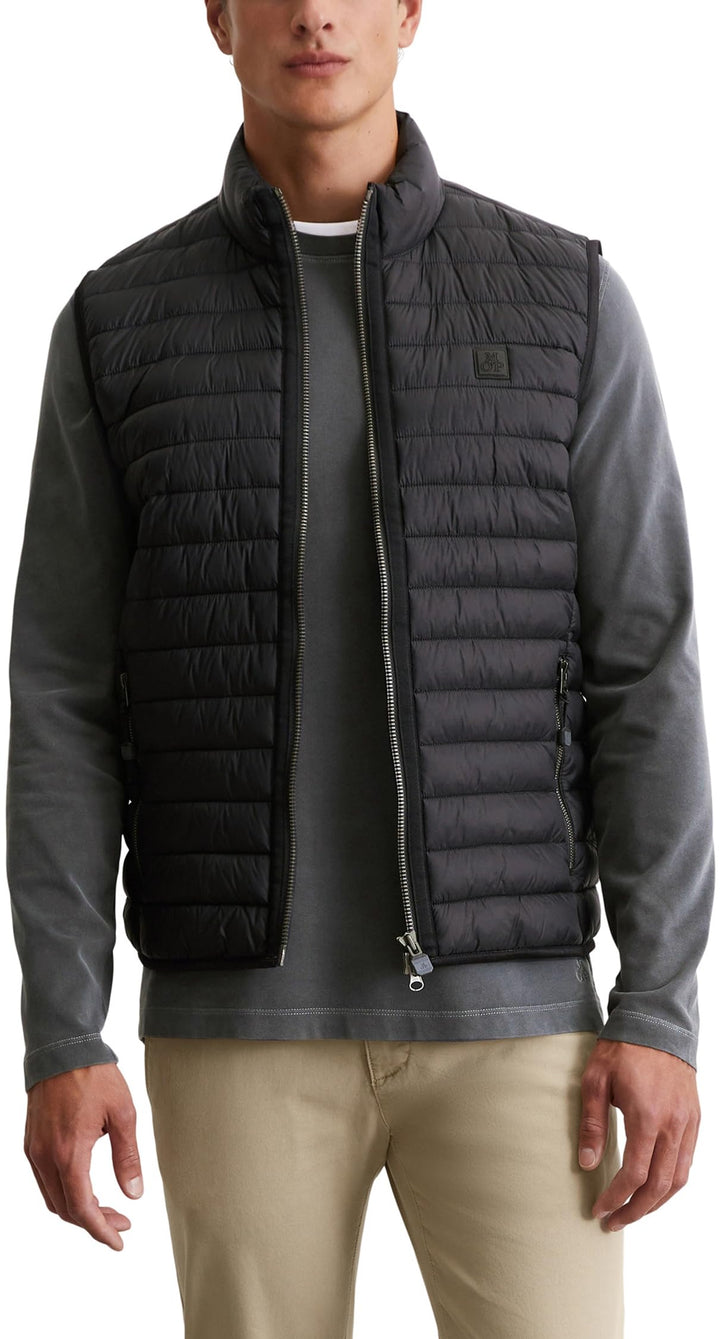 Marc OߴPolo Herren Steppweste Übergangsjacke wasserabweisend XS Schwarz(I), XS Schwarz(I)