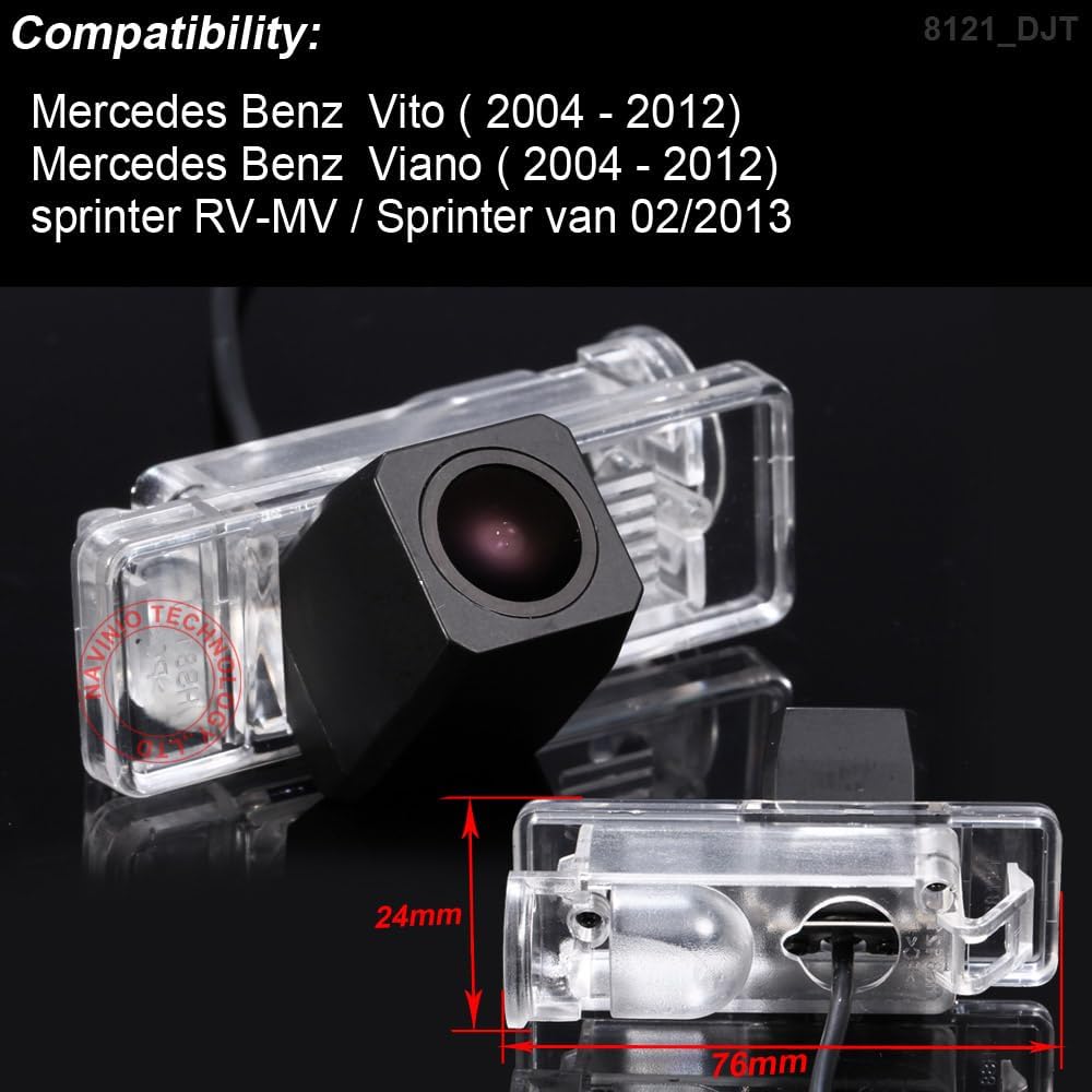 18 mm Lens Super HD Weitwinkel Einparkkamera Wasserdicht Nachtsicht Rückfahrkamera Ersatz für Merced