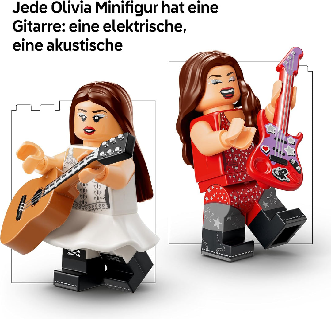 LEGO Editions Olivia Rodrigos Gitarre - 3D Modellbau mit 2 Minifiguren, Sternen &amp; Schmetterlingen -