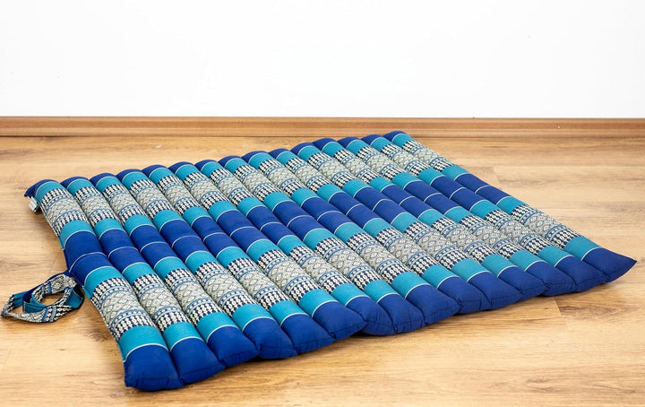 livasia Meditationsset XL - Ø 38x15cm / Matte 75x75x4,5cm - Yogaset mit Kissen und Matte, Pouf, Yoga