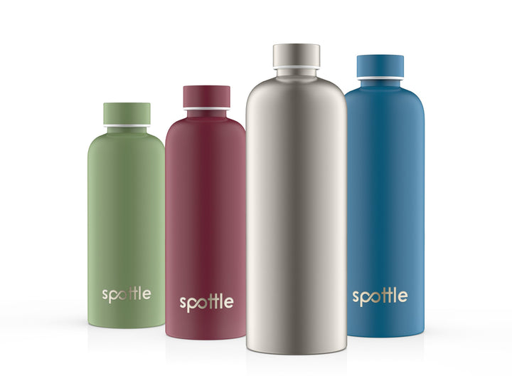 spottle Edelstahl Trinkflasche 750ml – Thermosflasche aus Metall, doppelwandig, vakuumisoliert, Kohl