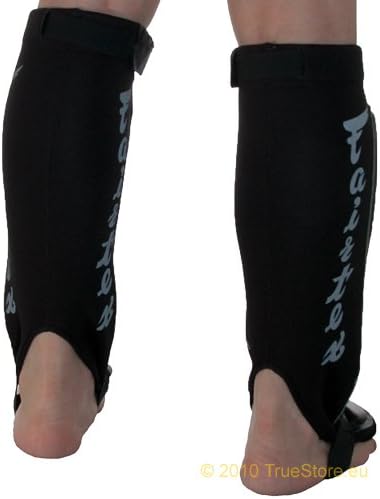 Fairtex MMA Neophrene Schienbein und Spannschoner Schwarz L, Schwarz L