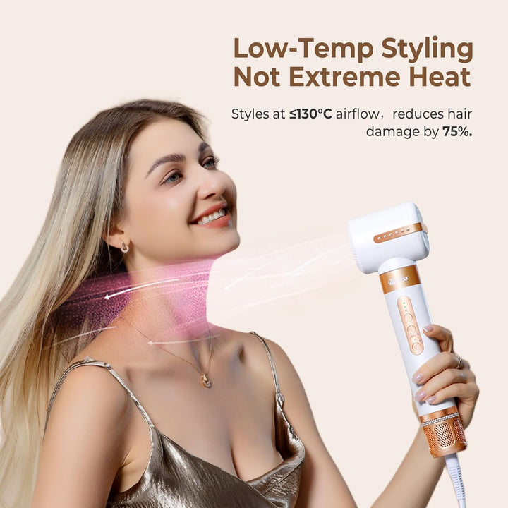 haarföhn airstyler UKLISS Haarstyler &amp; Ionen Haartrockner Pro7 in 1, Hairstyler Set mit Airflow Lock