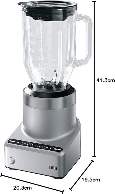 Braun Standmixer PowerBlend 7 JB 7192, 1000W, Edelstahl