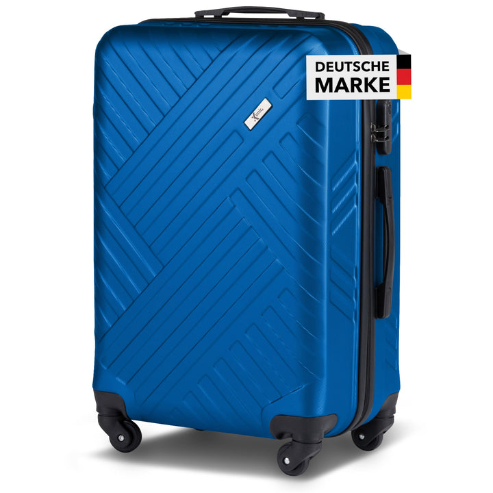 Xonic Design Reisekoffer - ABS Hartschalen Koffer mit 360° Leichtlauf-Rollen - hochwertiger Trolley