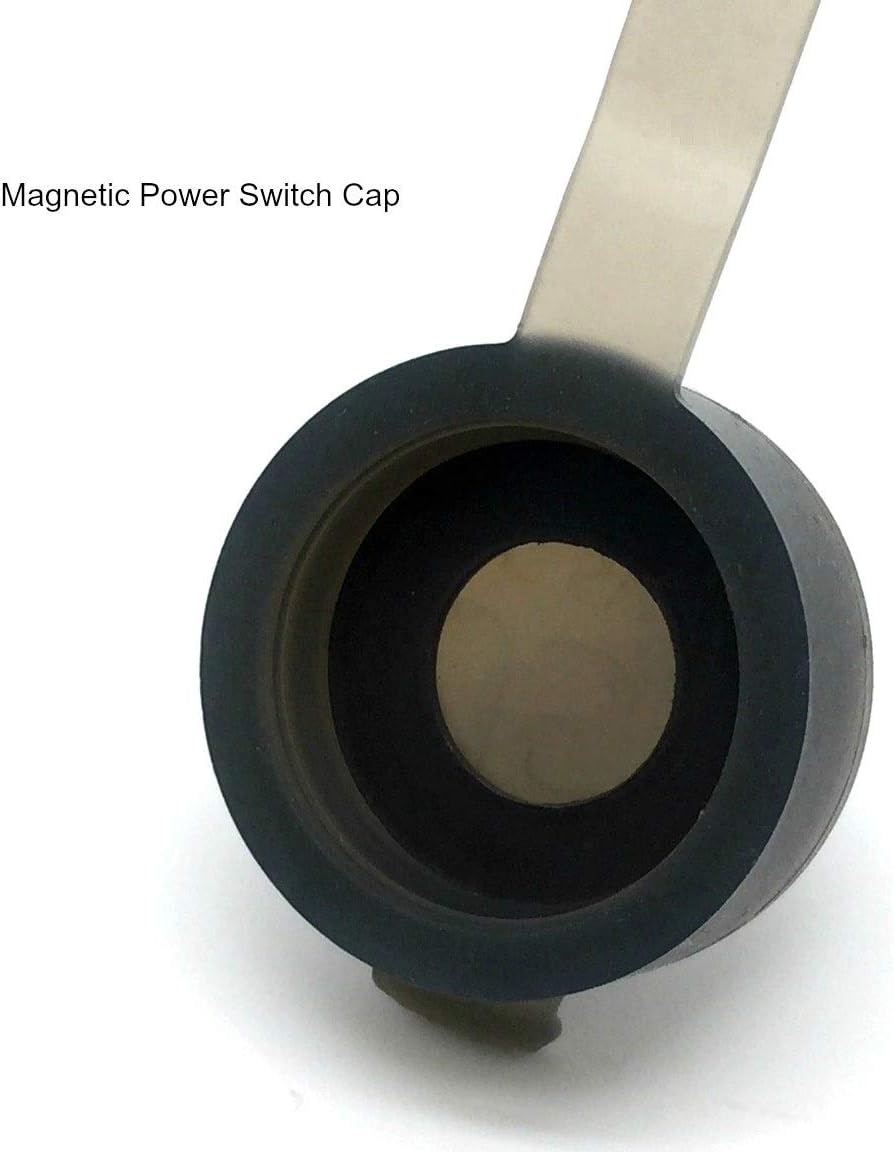 Cliff Top Motorradlenker USB-Ladegerät (Magnetschalterkappe + Zigarettensteckdose) 4A Magnetische US