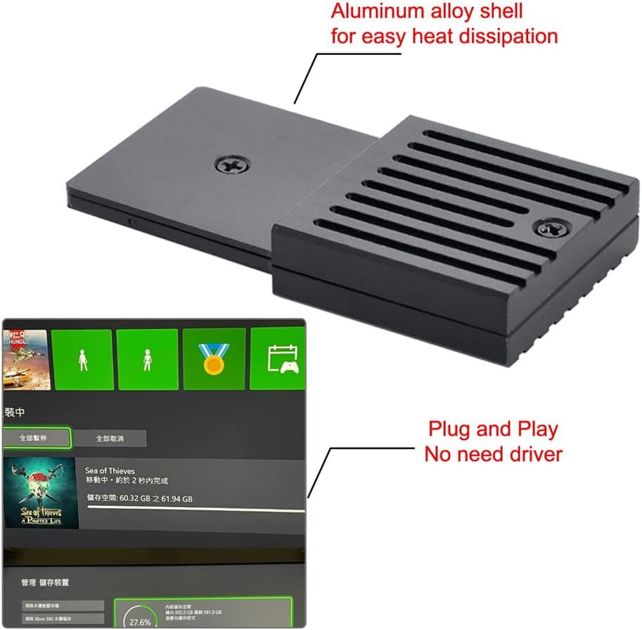 NFHK CF-Express Type-B to M.2 NVMe 2230 M-Key Adapter CFE for Xbox Series X&S CH SN530 SSD PCIe4.0 E