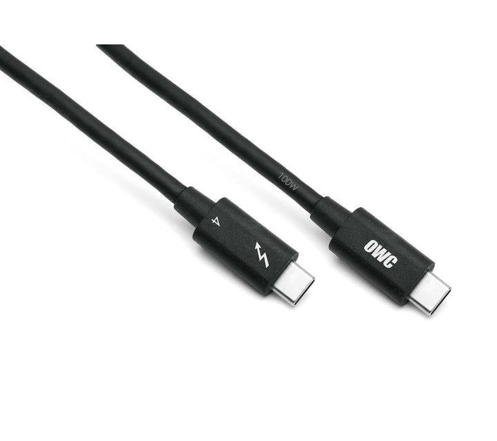 OWC - 2,0m Thunderbolt 4 / USB-C Kabel - Voll funktionsfähig für alle Thunderbolt 3 und 4, USB-C, un
