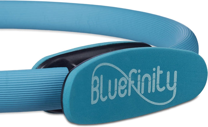 Bluefinity 10 x Pilates Ring, Doppelgriff, Gepolstert, D: 39 cm, Fiberglas, Schaumstoff, Yoga Circle