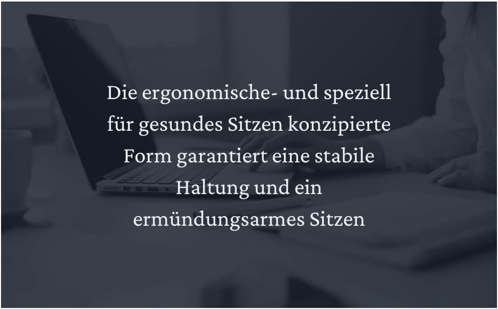 Sattelhocker - Extra breiter Sattelsuhl - Drehhocker Arbeitshocker Rollhocker mit Sattelsitz für Bür
