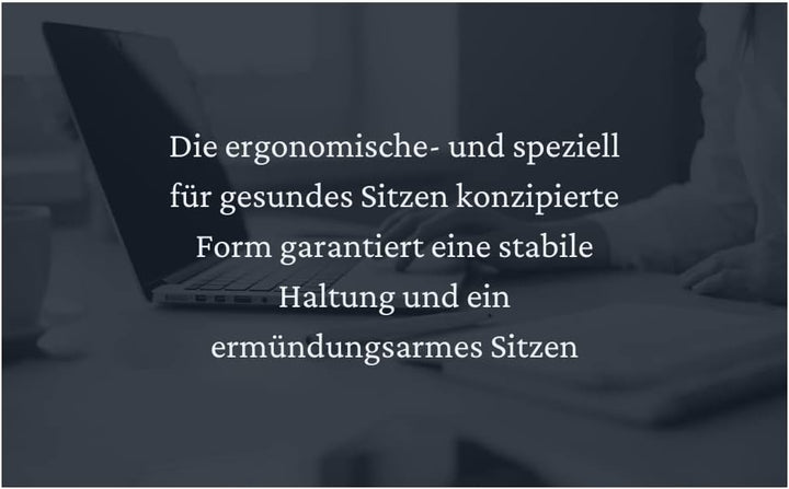 Sattelhocker - Extra breiter Sattelsuhl - Drehhocker Arbeitshocker Rollhocker mit Sattelsitz für Bür