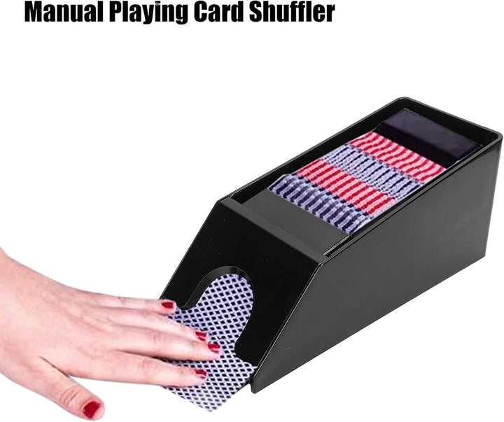 Kartenmischmaschine, Kartenschuh Für Blackjack, Manueller Spielkartenmischer Spielkarten Poker Spiel