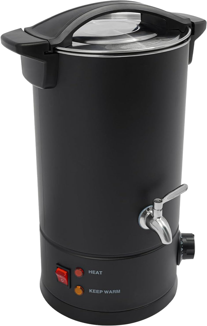 WINPANG Wachsschmelzer 10L 1800W Wachsschmelztopf für Kerzenherstellung, | 30–110°C Antihaft Elektri