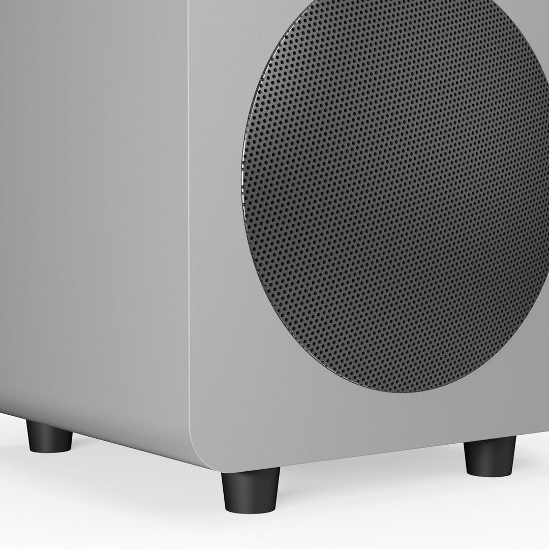 Kanto SUB6 Sealed Powered Subwoofer | 200W Peak Power | 6” Woofer | Quick & Accurate Bass | Ultra-co