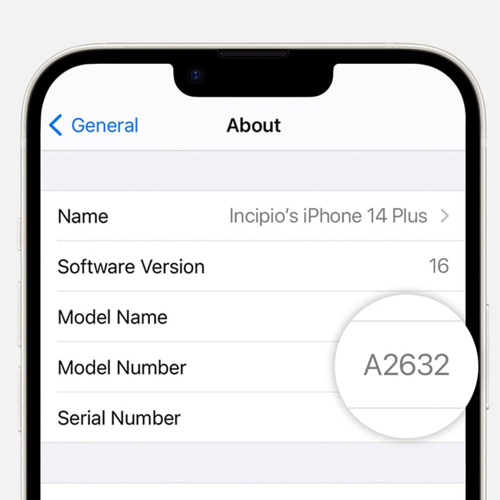 Incipio Organicore Handyhülle für iPhone 14 Plus, Anthrazit, anthrazit