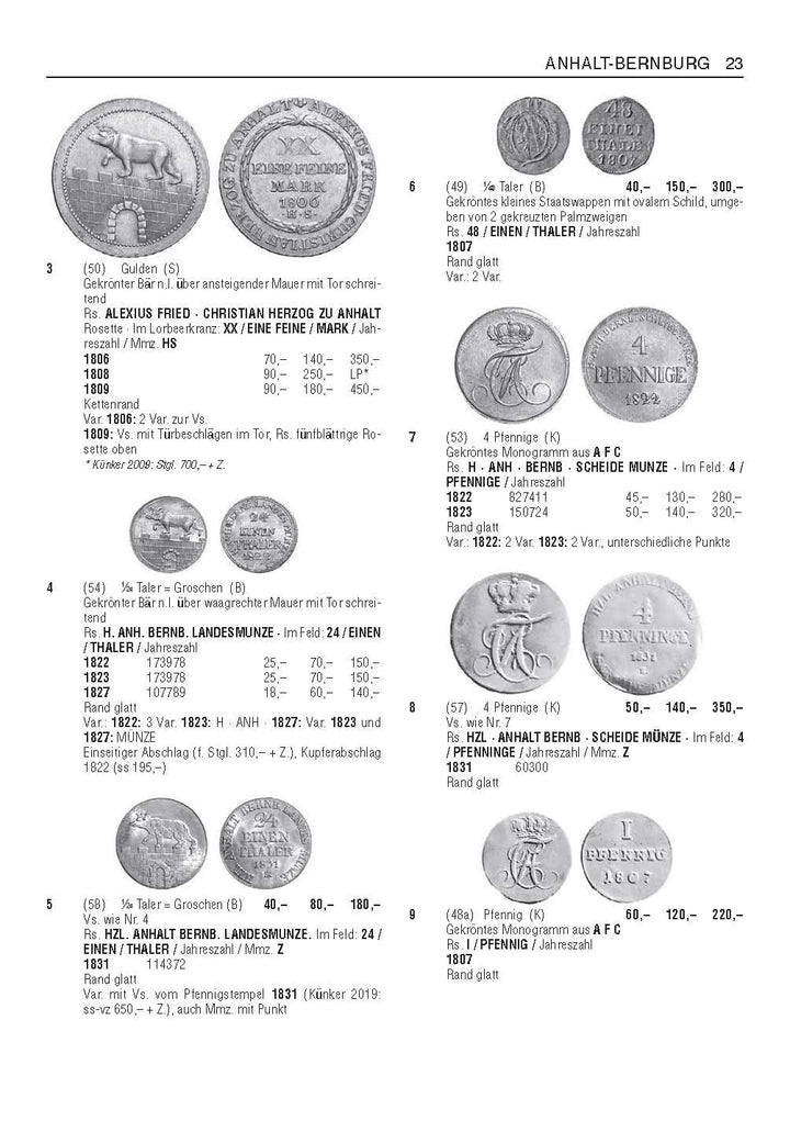 Grosser deutscher Münzkatalog: von 1800 bis heute, Gebundenes Buch