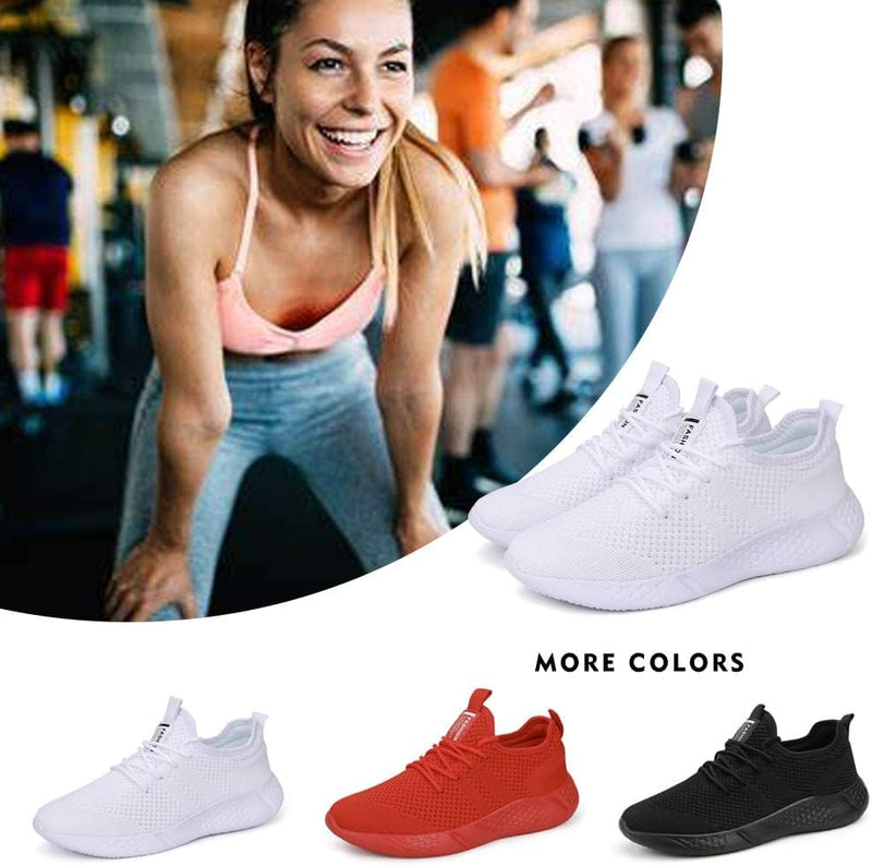 BUBUDENG Damen Sneakers Turnschuhe Sportschuhe Freizeitschuhe Atmungsaktiv Laufschuhe Strassenlaufsc