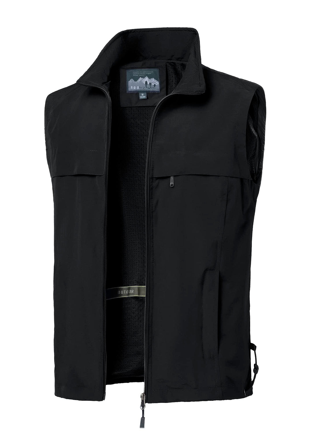 MeiLayM Herren Outdoor Angelweste Multi Pocket Weste Sommer Schnell Trocknende Weste Sport Reissvers