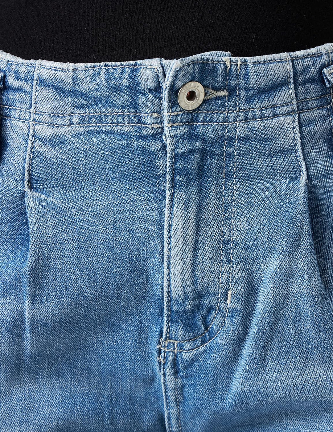MUSTANG Damen Style Charlotte Tapered Jeans 28W / 34L Mittelblau 412, 28W / 34L Mittelblau 412