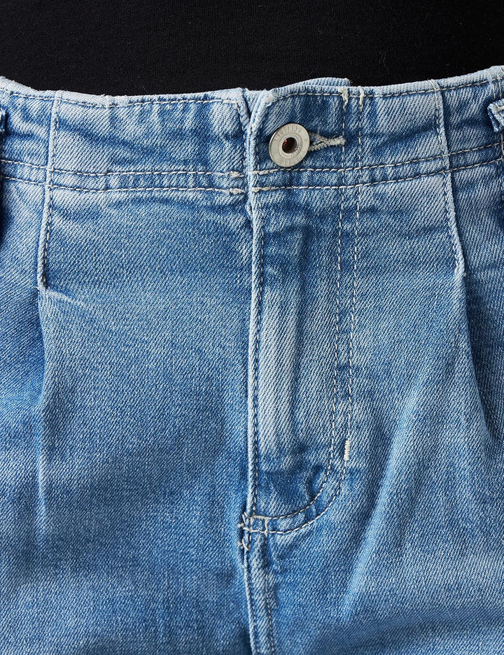 MUSTANG Damen Style Charlotte Tapered Jeans 28W / 34L Mittelblau 412, 28W / 34L Mittelblau 412
