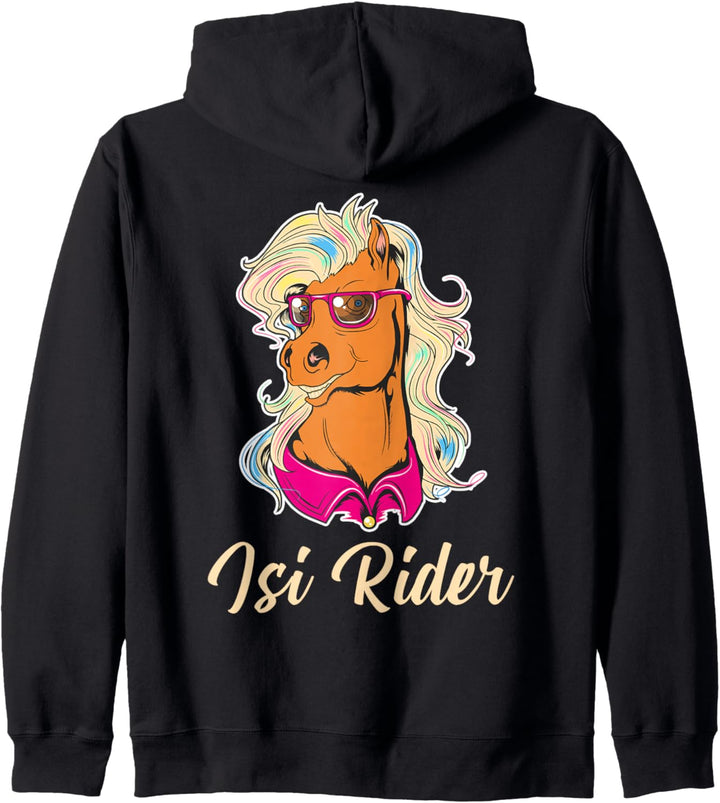 Islandpferd Isländer Island Pony Pferd Reiten Isi Rider Kapuzenjacke