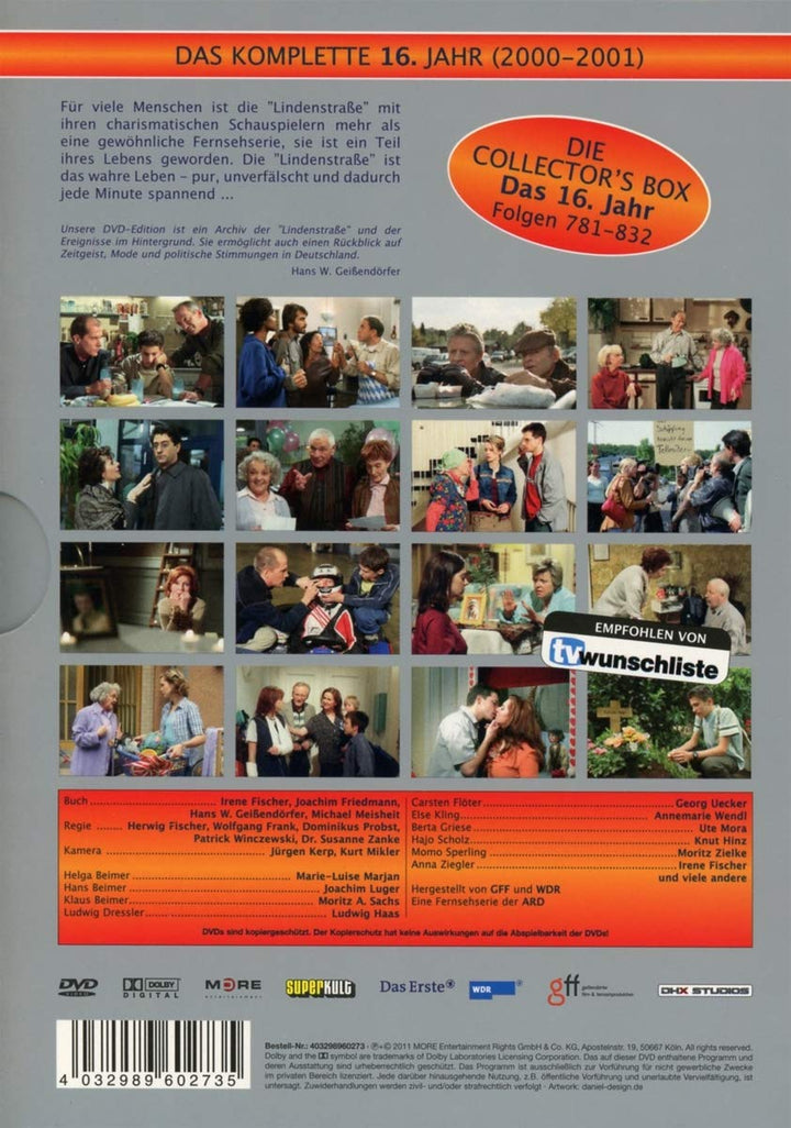 Lindenstrasse - Das komplette 16. Jahr (Collector's Box, 10 DVDs)