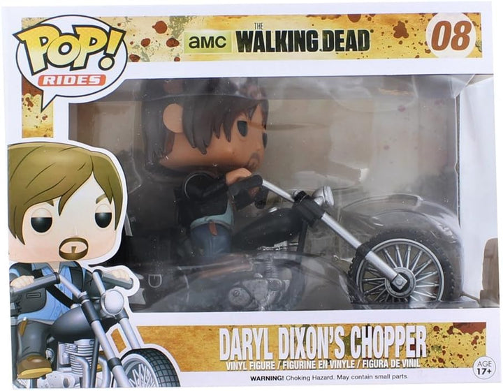 FunKo The Walking Dead Daryl Dixons Chopper POP! Figur 12 cm