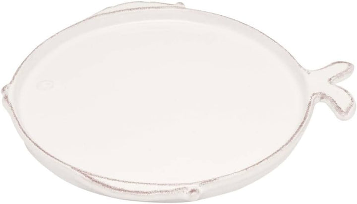 CREAFLOR HOME 6er Set Salatteller Marina Fisch D. 21cm weiss Bianco Keramik Virginia Casa