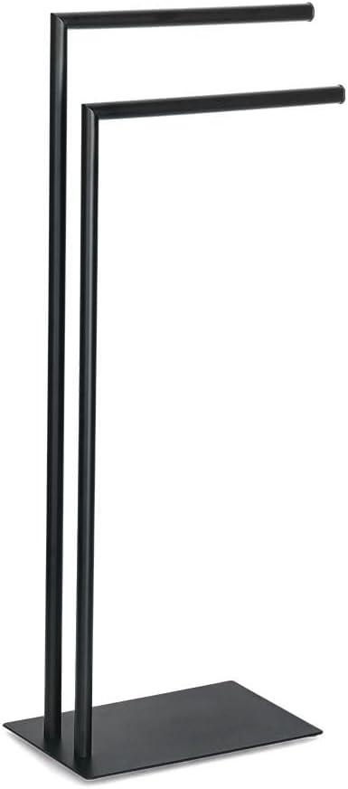 Zeller 18971 Handtuchhalter, Metall, schwarz