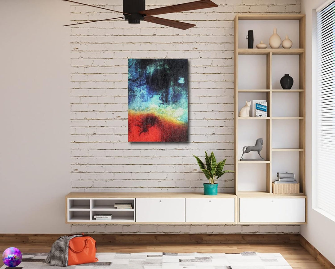 Original Gemälde Abstrakte Malerei Unikat - Strukturgemälde Acrylgemälde Moderne Kunst Wandkunst Hom