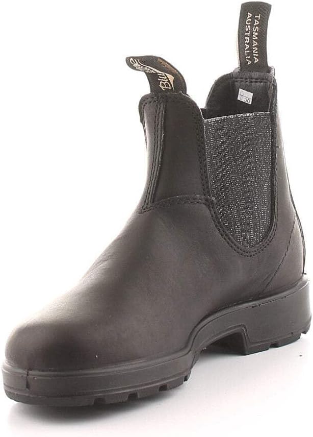 Blundstone Damen Original 500 Series Chelsea Boot 36 EU Black Silver Glitter, 36 EU Black Silver Gli