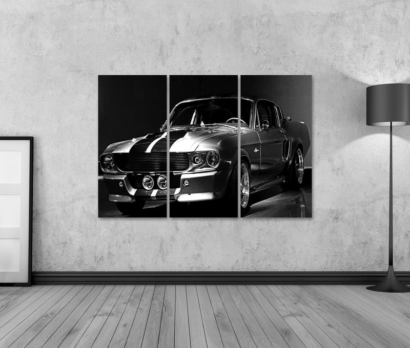 islandburner Bild auf Leinwand 1967 Ford Mustang Shelby Gt 500 Bilder Wandbilder Poster Leinwand 130