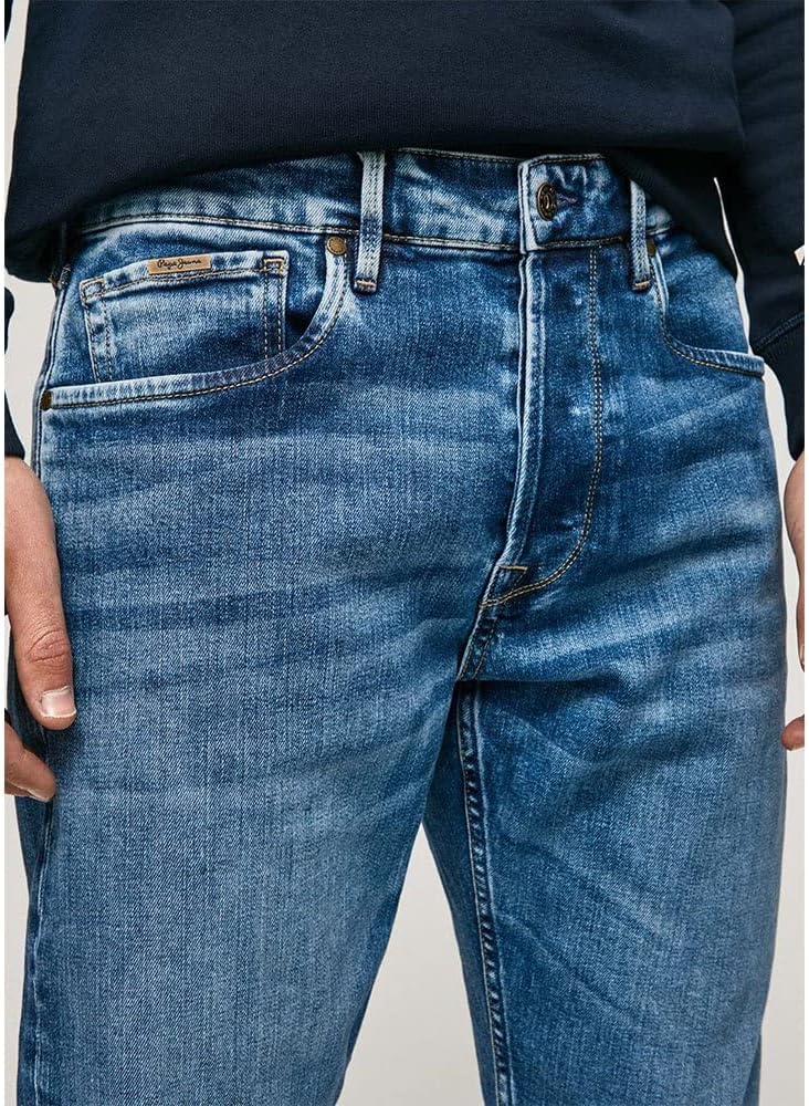 Pepe Jeans Herren Callen Crop Jeans 29W / 32L Blue (Denim-vr4), 29W / 32L Blue (Denim-vr4)