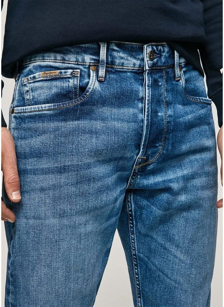 Pepe Jeans Herren Callen Crop Jeans 29W / 32L Blue (Denim-vr4), 29W / 32L Blue (Denim-vr4)