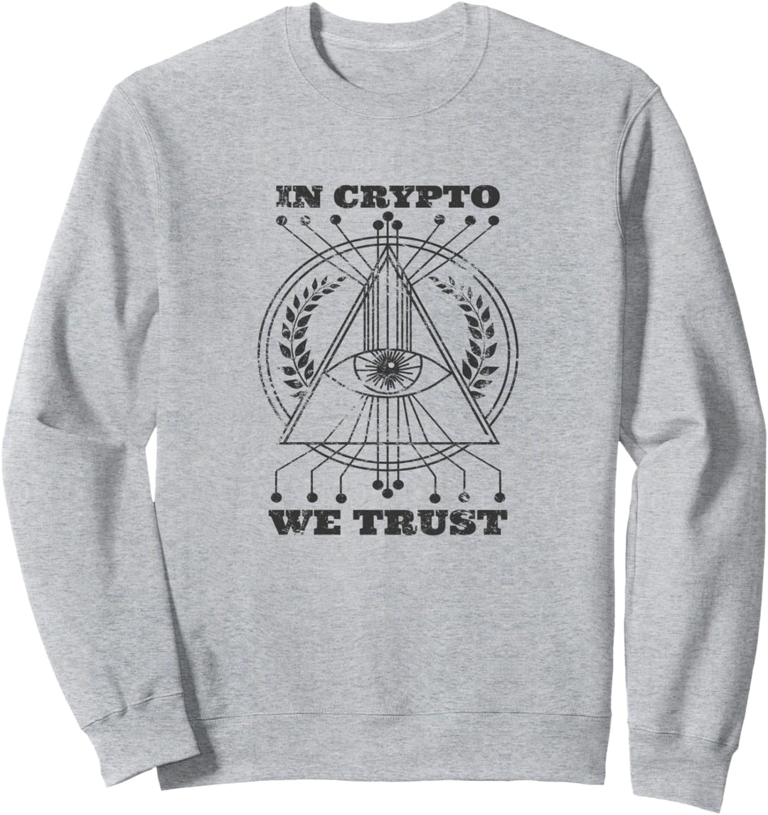 Bitcoin & Crypto - In Crypto We Trust (Vintage) Sweatshirt
