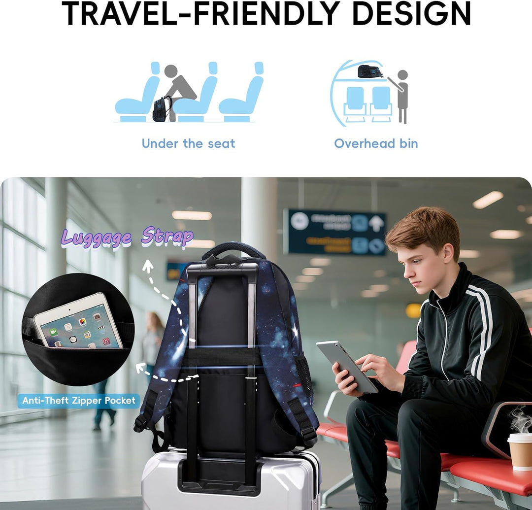 Amythe Schulrucksack Jungen Rucksack Teenager, Lässig Kinderrucksack Daypack Wasserdicht Gross Nylon