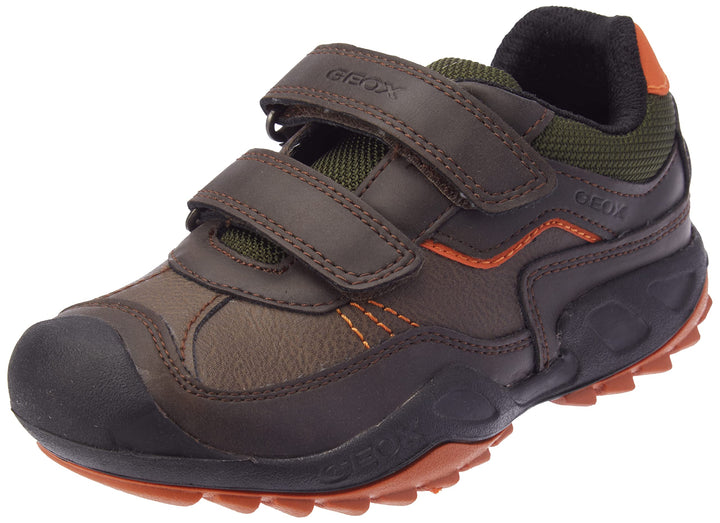 Geox Jungen J New Savage Boy A Schuhe 24 EU Brown Dk Orange, 24 EU Brown Dk Orange