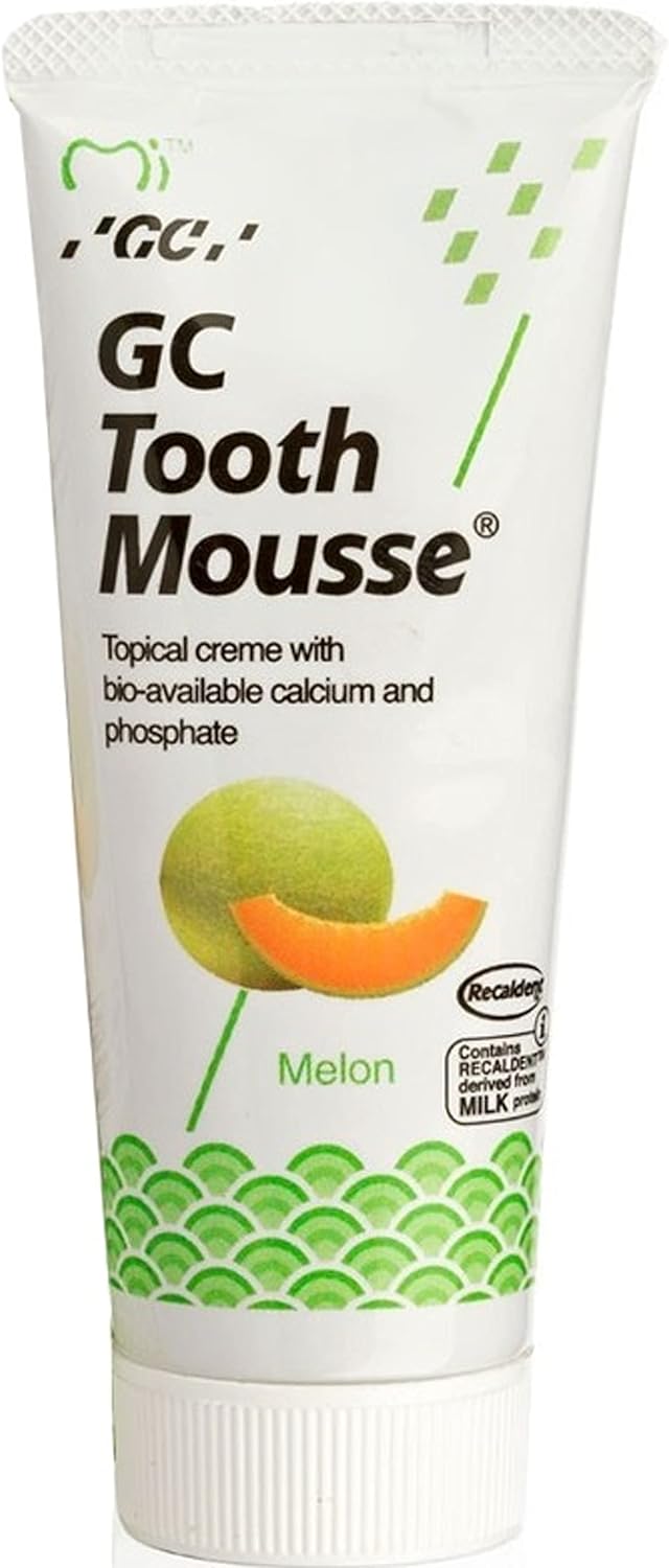 2x GC Tooth Mousse Zahnpasta 35ml Tube Melone (2x 35ml Tube)