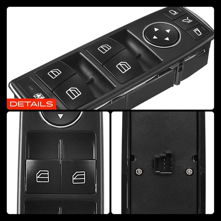 1x Fensterheberschalter Vorne Links für W204 S204 W212 A207 C207 S212 X204 Alle Motoren 2007-2016 A2