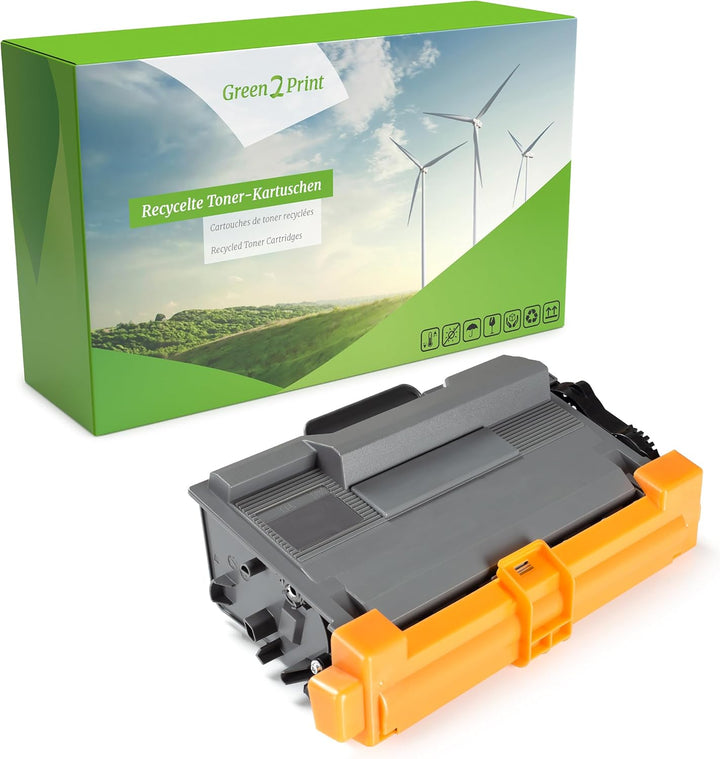 Green2Print Toner schwarz 8000 Seiten ersetzt Brother TN-3480 passend für Brother DCP-L5500D, DCP-L5