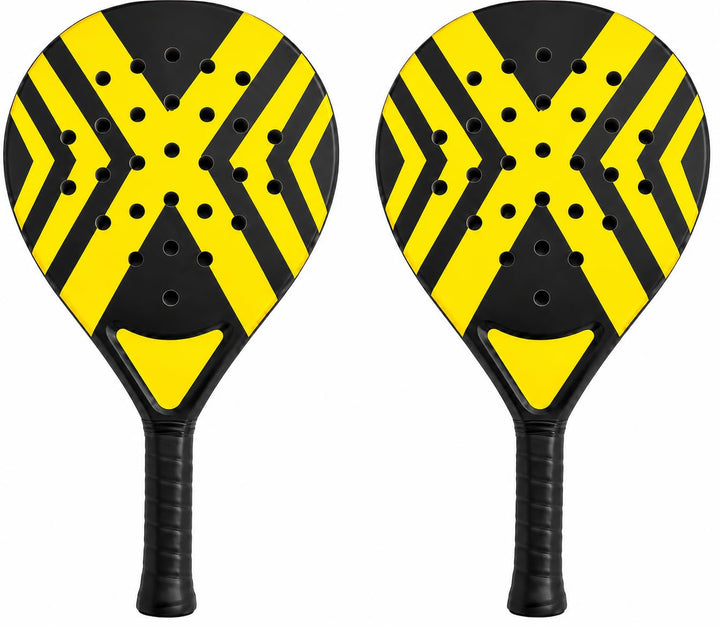 Padel Schläger Erwachsene Profi Racket Padelschläger Set mit Meshtasche Tennis Schläger für Anfänger