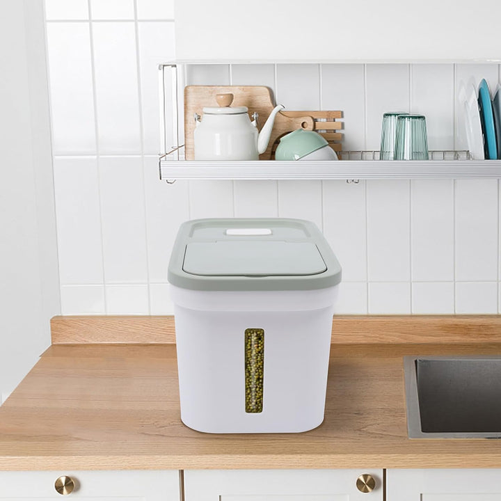 WDZCZDoo Luftdichter Reisbehälter, 10KG Reis Luftdicht Behälter Mehl Pulver Reisbehälter Trockenfutt