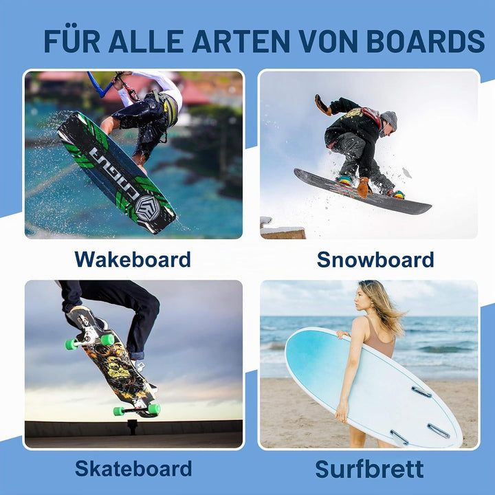Hang 11 Surfboard Wandhalterung,Rack für Surfboard, Snowboard, Longboard, Skateboard, Wakeboard, der