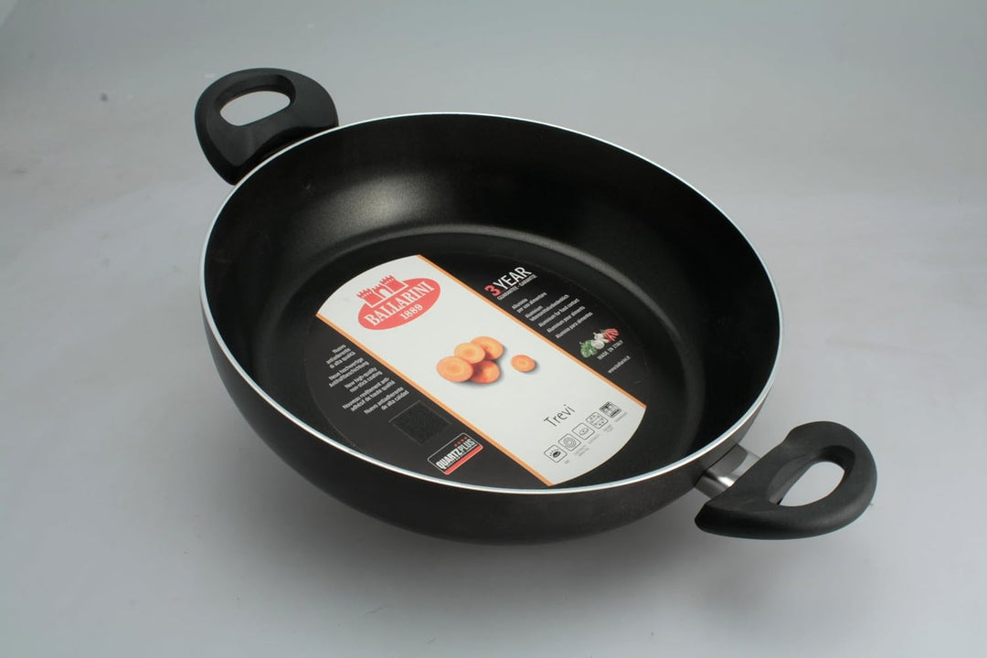 Ballarini Firenze Bratpfanne 2 Griffe, Cortan, Schwarz, Durchmesser 20 cm