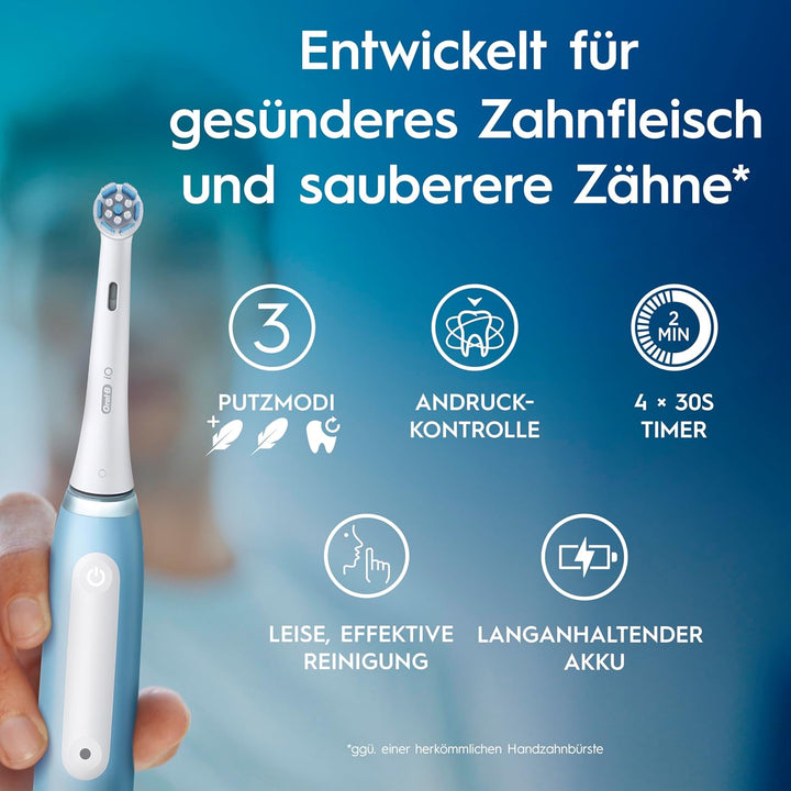 Oral-B iO Series 3 Plus Edition Elektrische Zahnbürste, Electric Toothbrush, PLUS 3 Aufsteckbürsten,