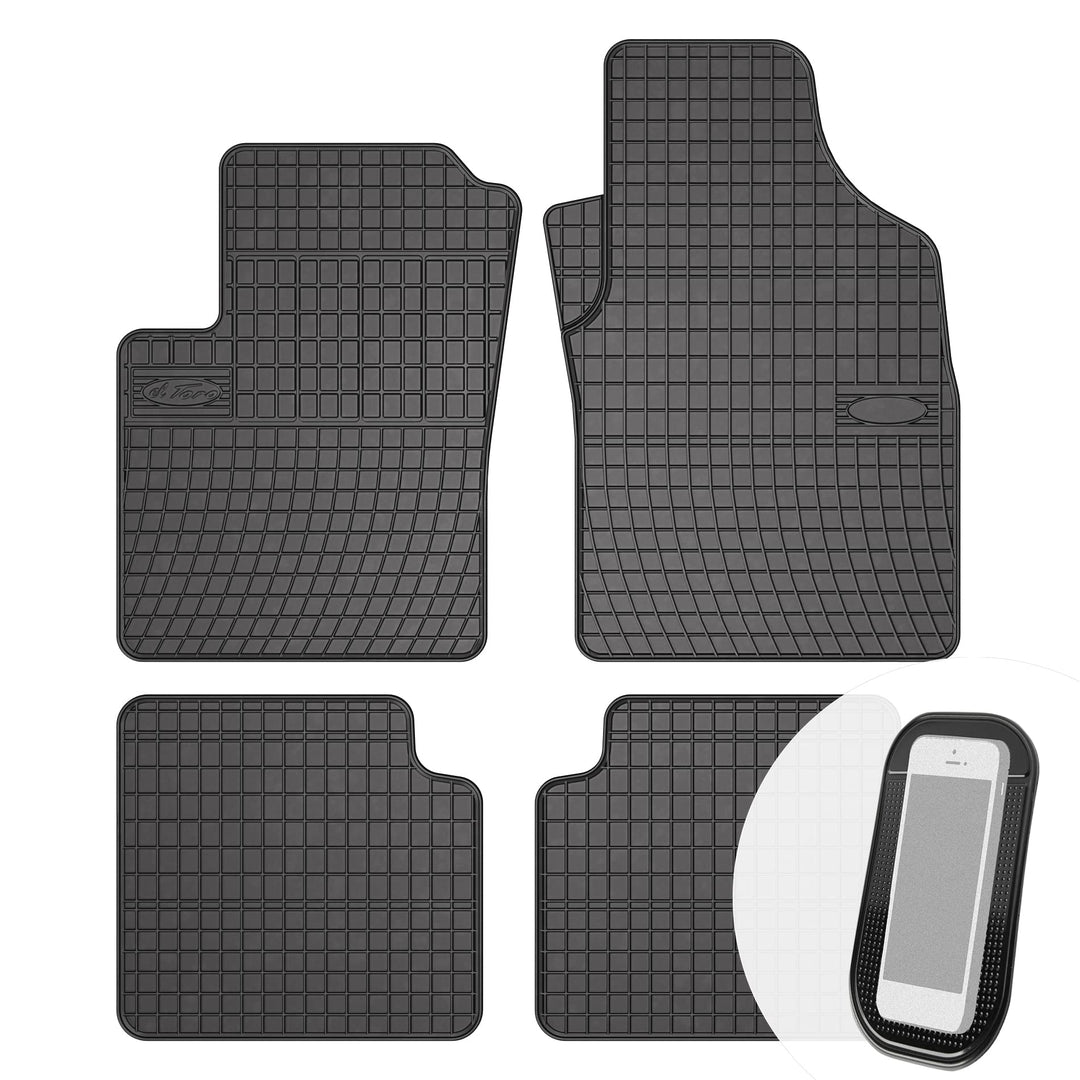 Gummimatten Auto Fussmatten Gummi Automatten Passgenau 4-teilig Set - passend für FIAT Punto II III