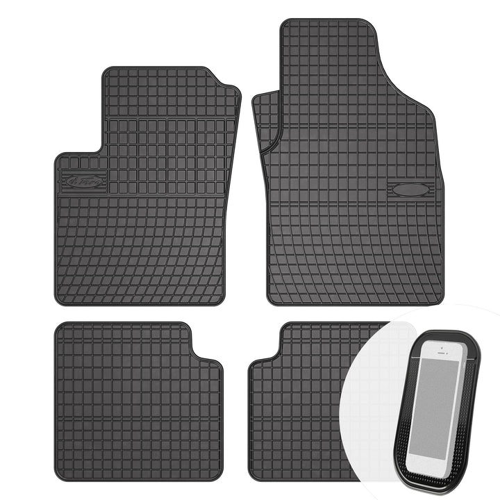 Gummimatten Auto Fussmatten Gummi Automatten Passgenau 4-teilig Set - passend für FIAT Punto II III