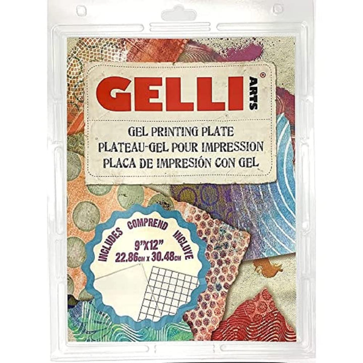Gelli Arts GL013964721027 Gel-Druckplatte, 22,9 x 30,5 cm, transparent Einzeln, Einzeln