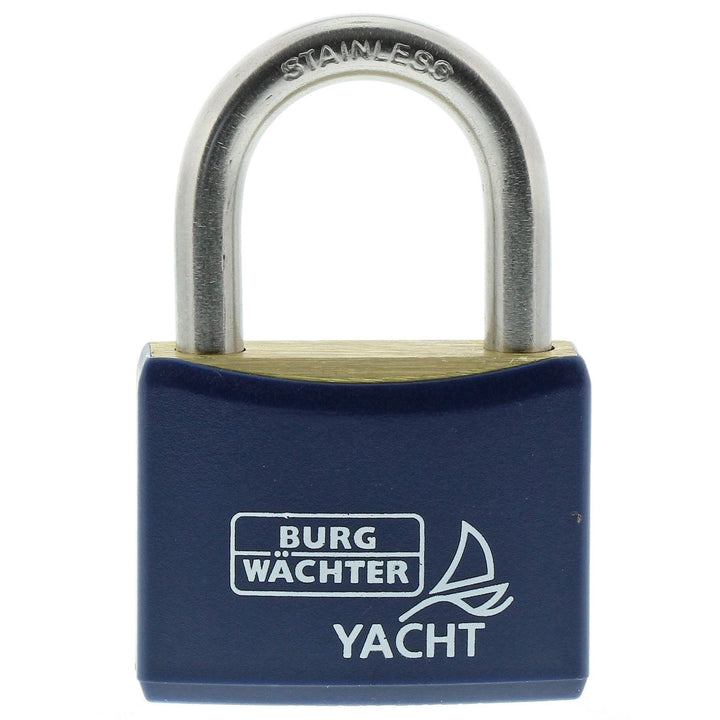 Burg-Wächter Yacht 460 Ni 50 SB Vorhängeschloss, Messing, Blau
