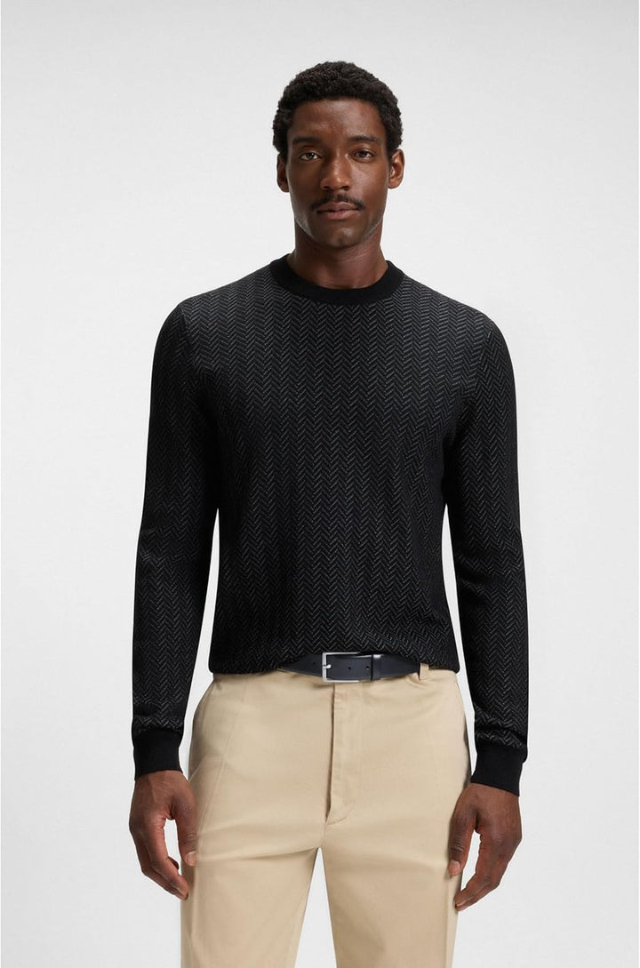 BOSS Herren Erman-L Sz35 In Italien gefertigter Ledergürtel mit Logo-Gravur auf der Schliesse 80 Bla